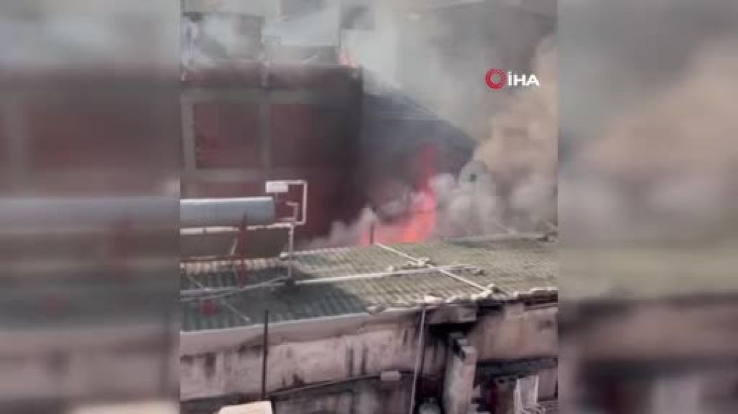 Bursa'da madde bağımlılarının kavgası yangınla son buldu