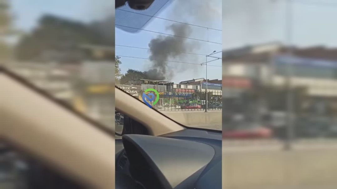 Bursa'da oto tamir dükkanında yangın! Dumanlar gökyüzüne yükseldi