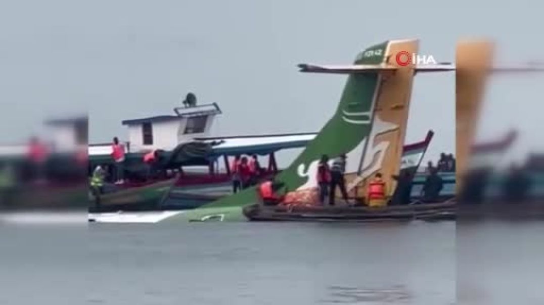Tanzanya'da yolcu uçağı göle düştü: 3 ölü