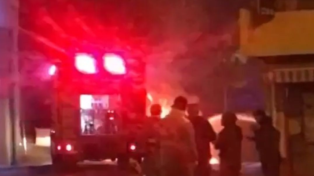 Bursa'da gece yarısı araç yangını paniği!