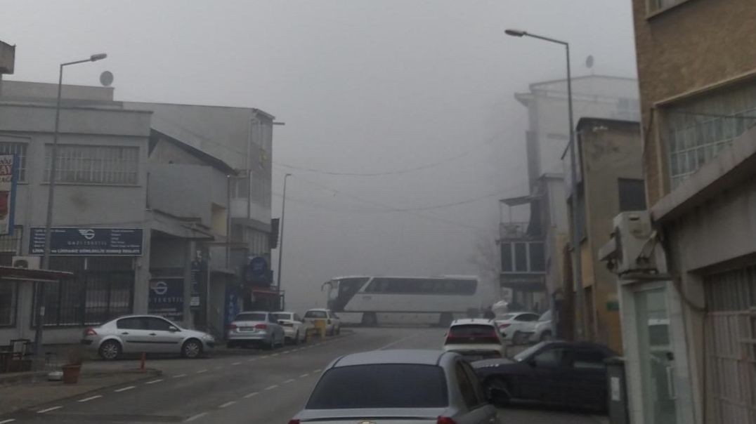 Bursa güne sisli başladı… Görüş mesafesi 10 metre!