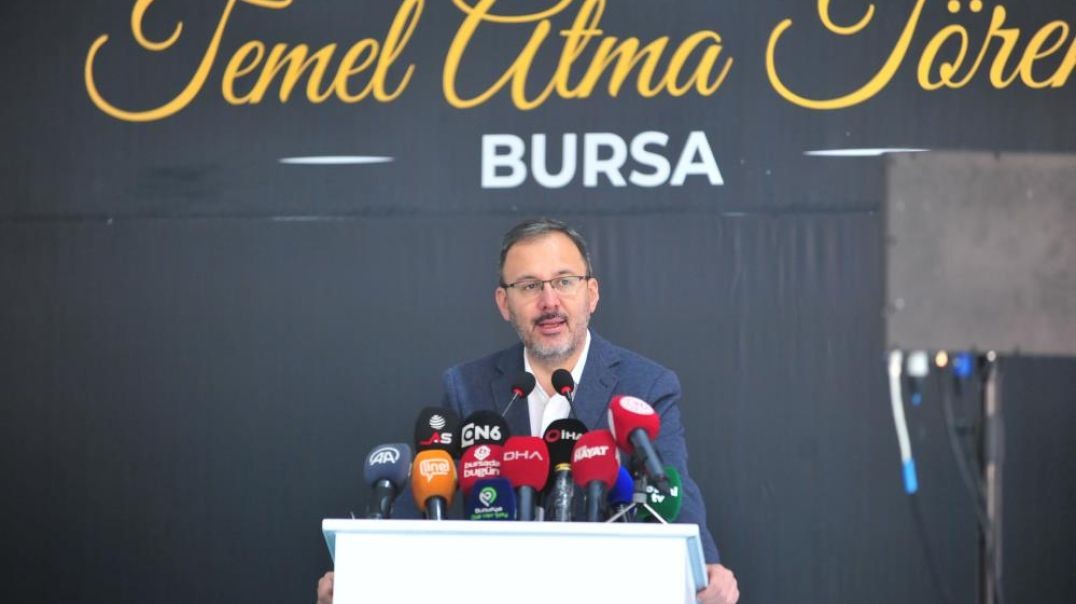 Bursa'da büyük dönüşümün temeli Bakan Kasapoğlu'nun katılımıyla atıldı