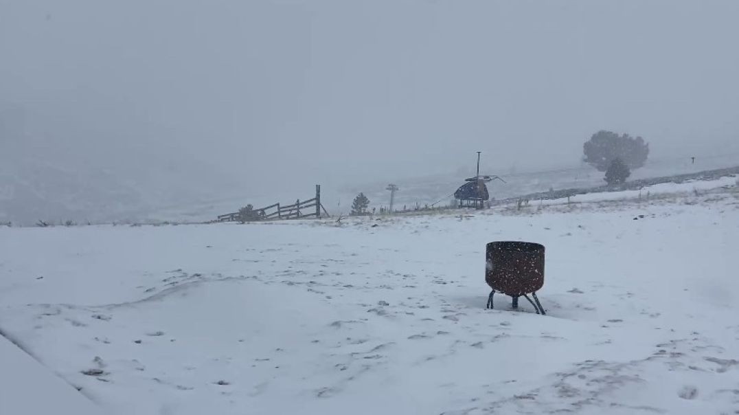Uludağ'da beklenen kar yağdı!