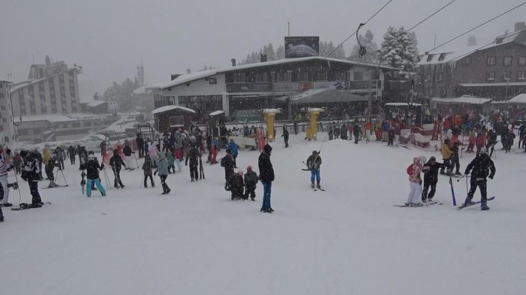 Uludağ'da pistler doldu taştı