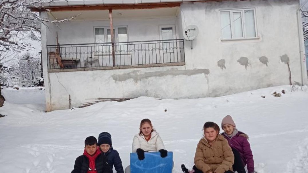Bursa köyleri kayak pistine döndü!