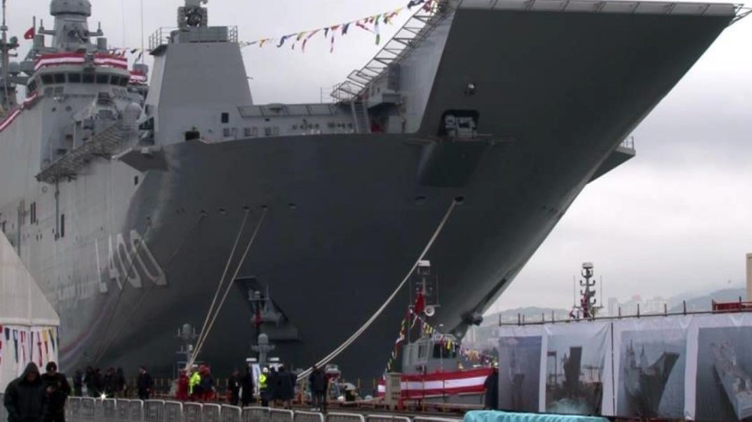 ⁣Türkiye'nin en büyük askeri gemisi TSK için hazır!