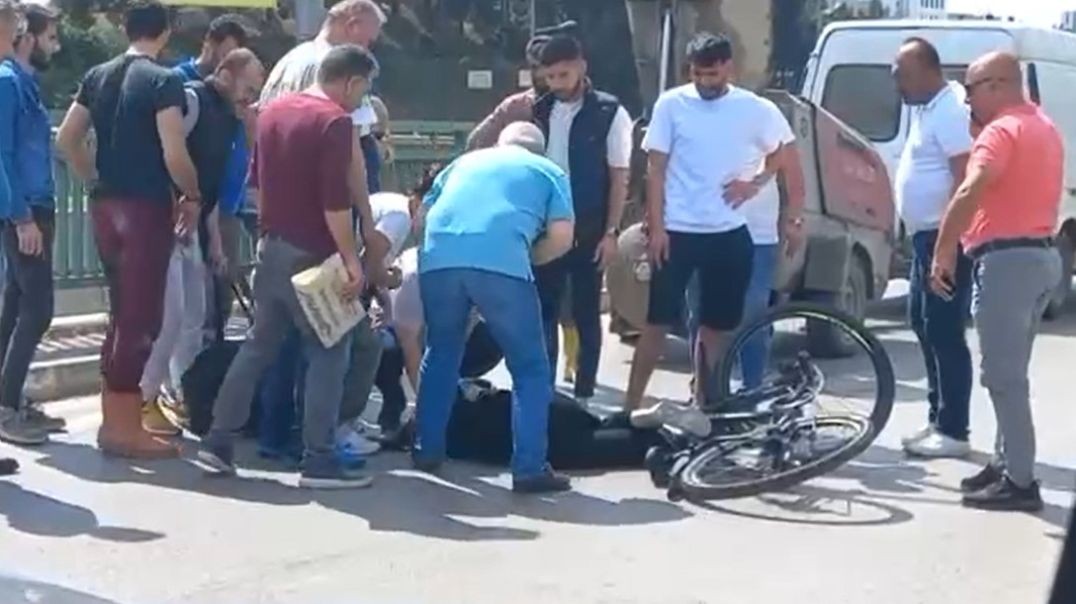 Bursa'da bisikletli genç kız ölümden döndü!
