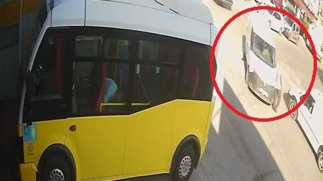 Bursa'da sürücünün dalgınlığı neredeyse öldürecekti!