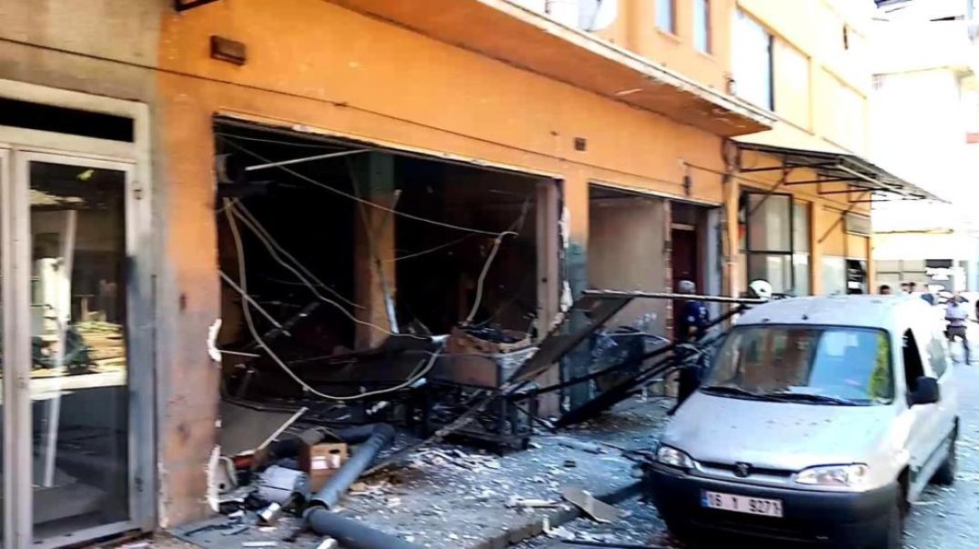 Bursa'da metal işleme atölyesinde patlama: Panik anları kamerada!