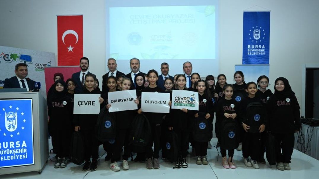 Bursa'da yaşanabilir şehir için çevre okur-yazarı nesil yetiştiriliyor
