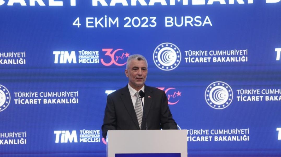 Bakan Bolat Bursa'da dış ticaret rakamlarını açıkladı