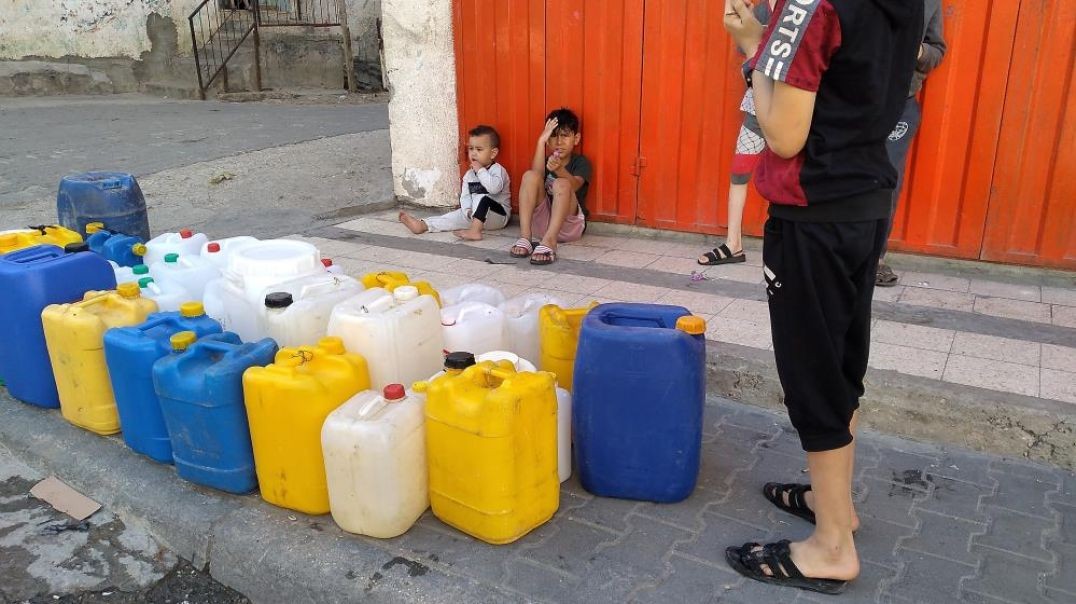 Gazze'de insanlar kirli su içiyor!