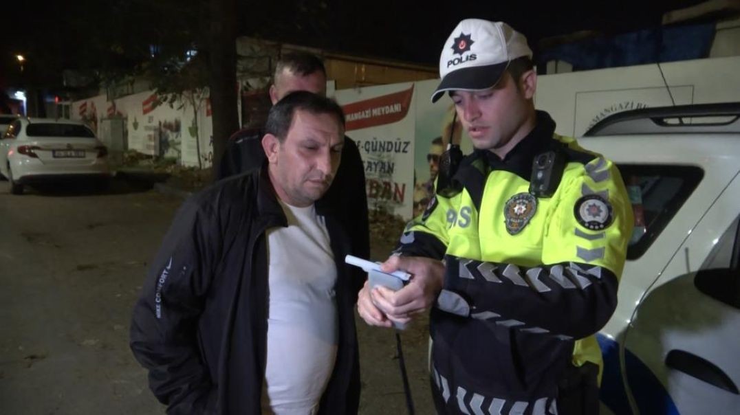 Bursa'da alkollü sürücü trafik polislerine iş öğretmeye kalkıştı!