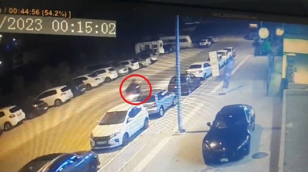 Bursa'da bir kişinin ölümüne birinin de ağır yaralanmasına neden olan kaza kamerada!