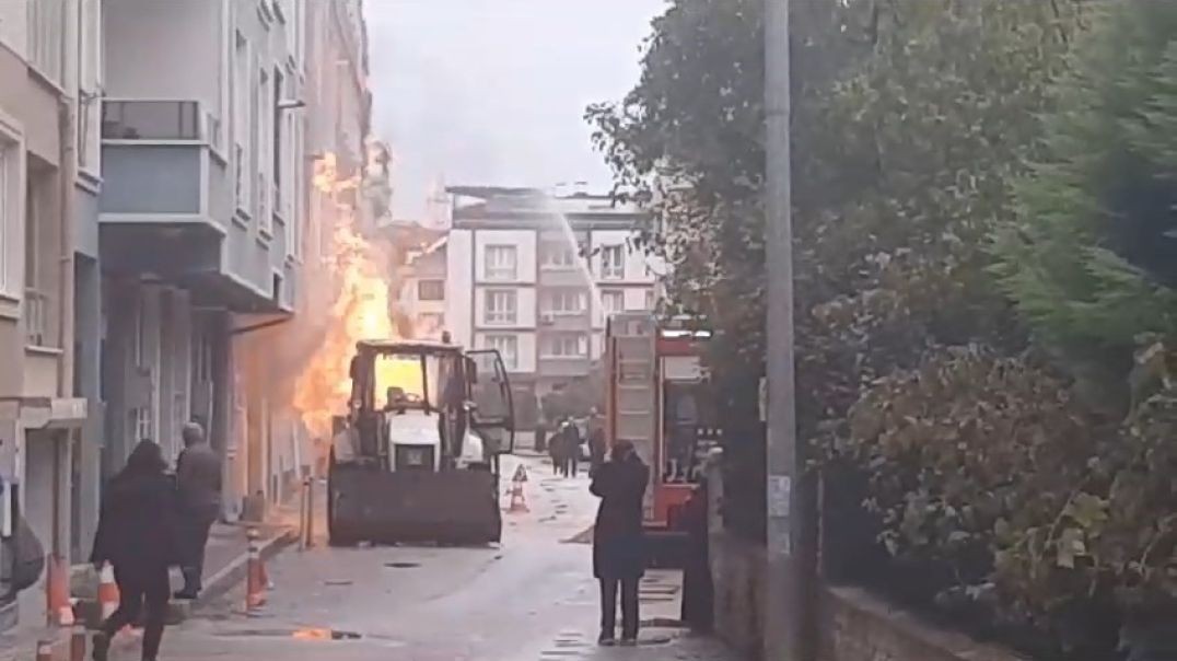 Bursa'da doğalgaz borusunun patlaması mahalleyi havaya uçuracaktı!