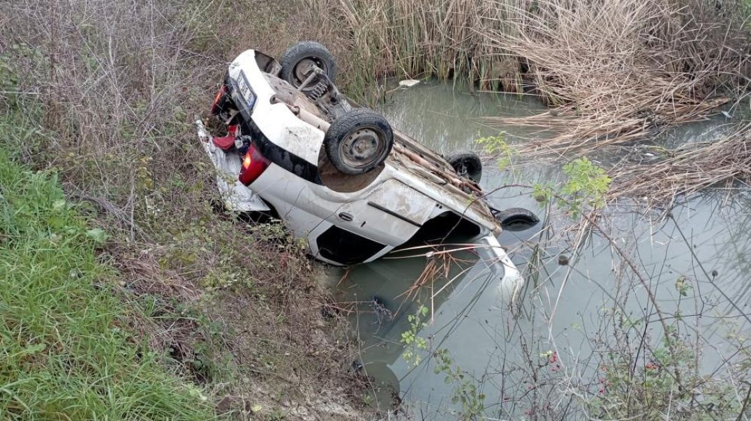 Bursa'da su kanalına düşen araçta boğularak öldü: 4 yaralı!