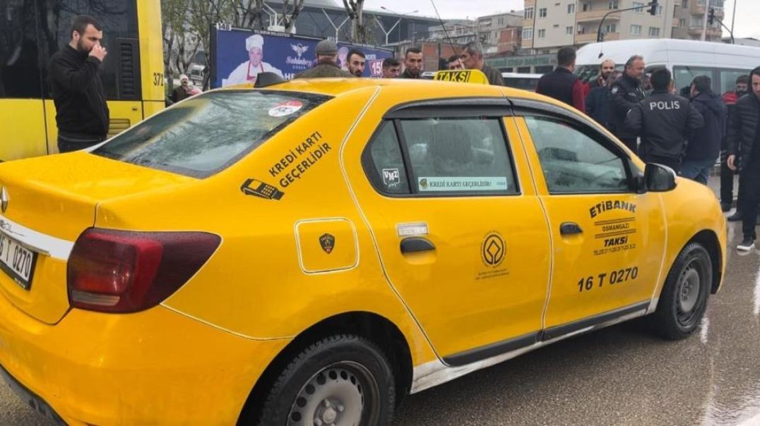 Bursa'da tartıştığı taksiciyi gözünü kırpmadan boynundan bıçakladı!