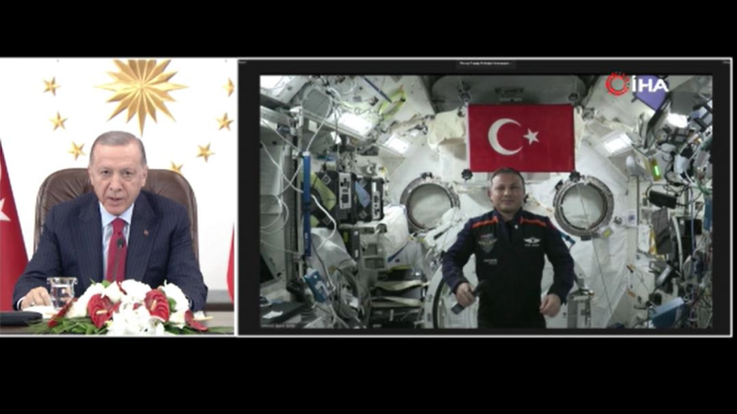 Erdoğan, ilk Türk astronot Alper Gezeravcı ile görüşme gerçekleştirdi!