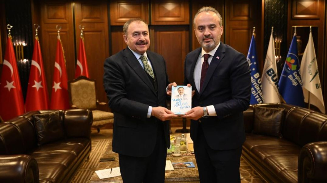 Başkan Aktaş, Eski Bakan Eroğlu'nu makamında ağırladı