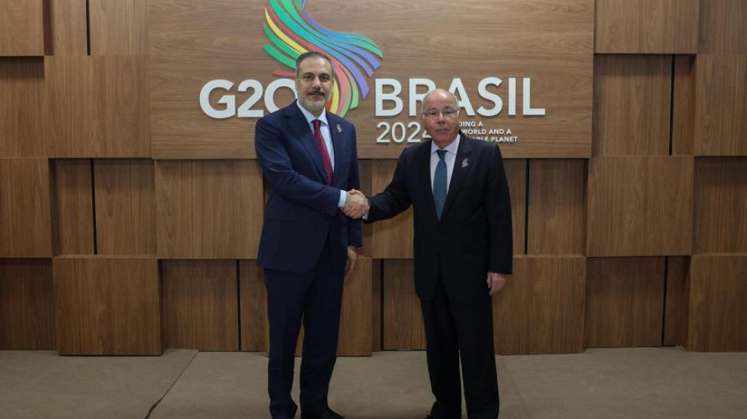 Dışişleri Bakanı Fidan, Brezilya Dışişleri Bakanı Vieira ile görüşme gerçekleştirdi