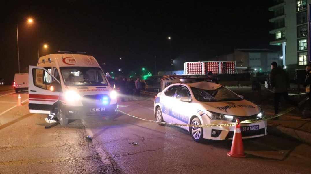 Samsun'da kazadan kaçan alkollü sürücü polis memurunu şehit etti!