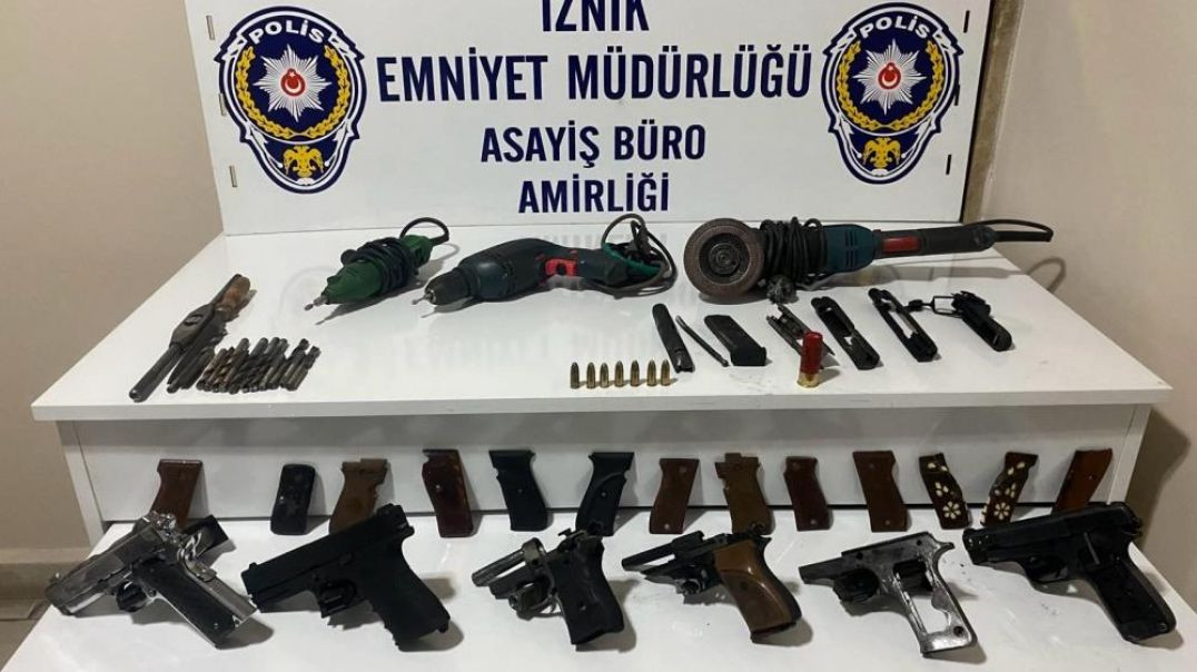 Bursa’da kaçak silah imalatı yaptığı tespit edilen şahıs tutuklandı