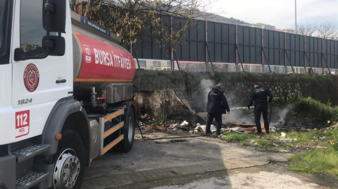 Bursa'da ot yangını paniğe neden oldu!