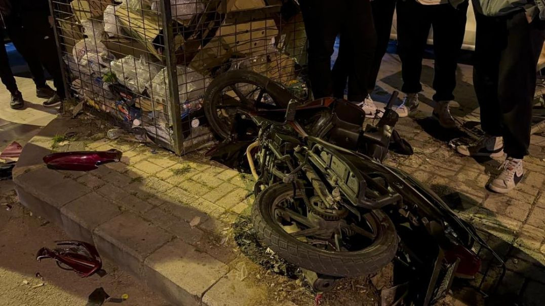Bursa’da otomobil ile motosiklet çarpışması sonucu 2 kişi yaralandı!