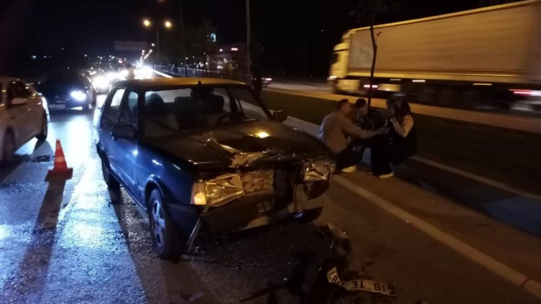 Bursa'da zincirleme trafik kazasında ölümden döndüler