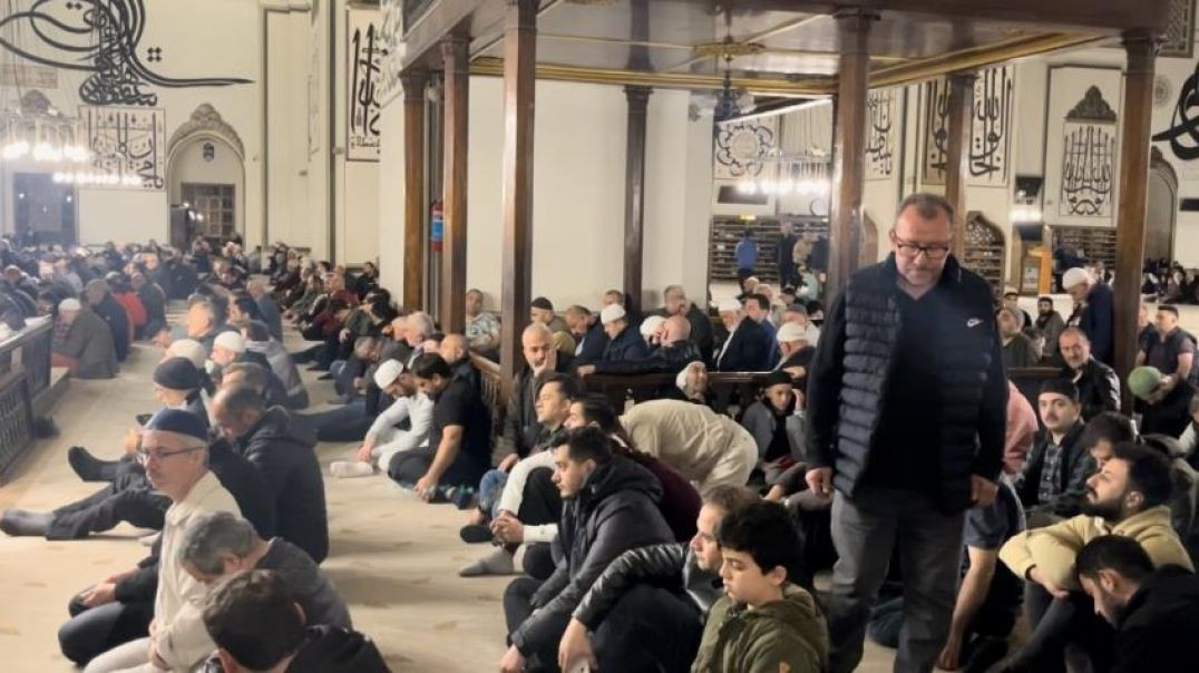 Bursa'nın fethi dolayısıyla Ulu Cami'de fetih duası yapıldı