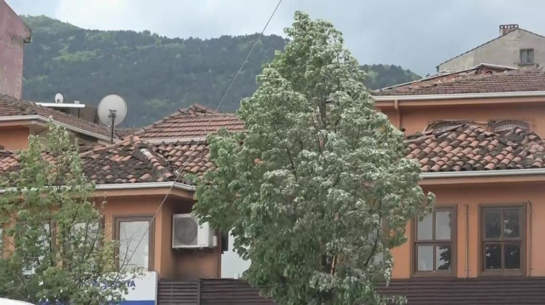 Bursa'da şiddetli rüzgar hayatı felç etti