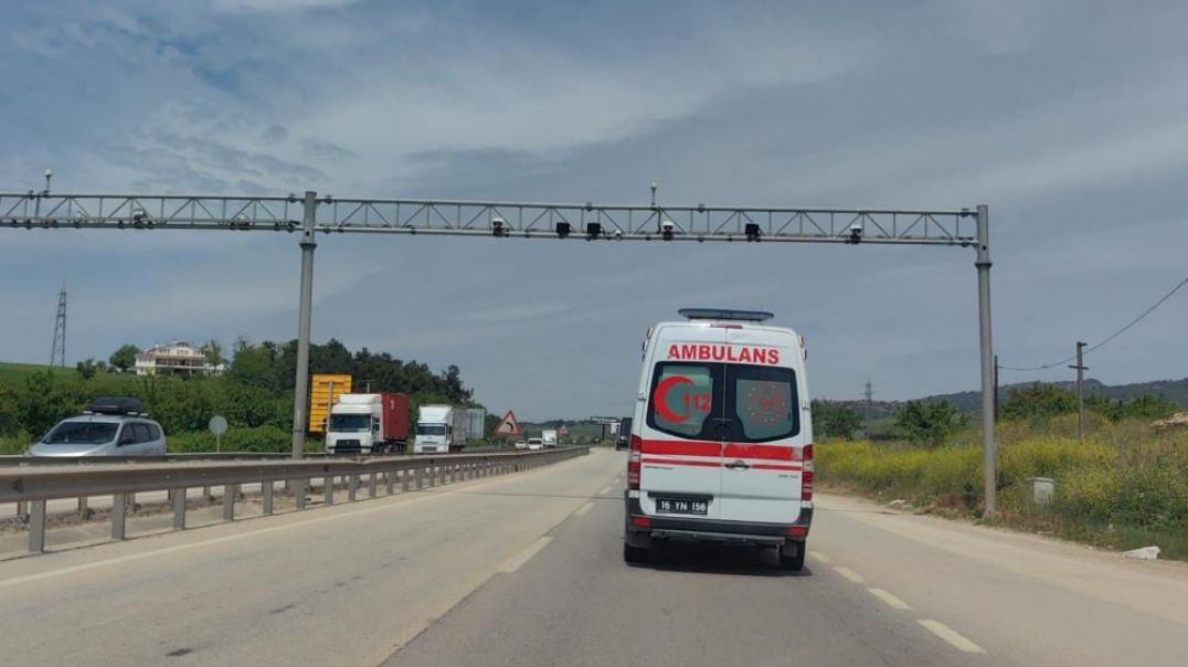 Bursa'da hayat kurtaran 112 ambulanslarına hız cezası kesildi!