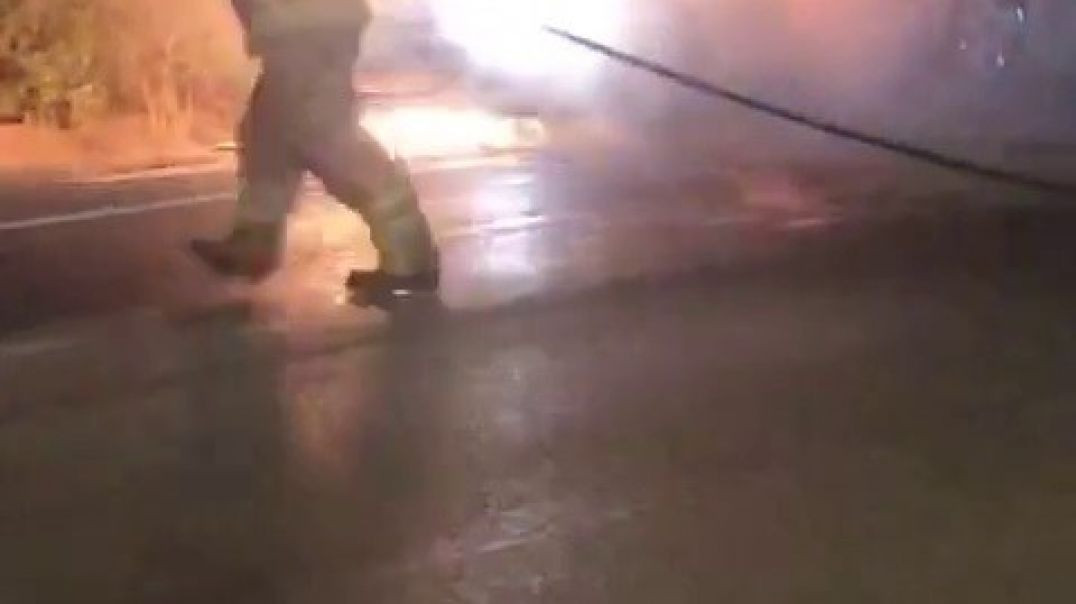 Bursa'da seyir halindeki otomobil cayır cayır yandı