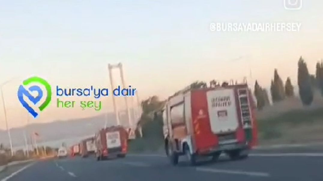 Bursa'daki orman yangınına İstanbul'dan destek sevk edildi