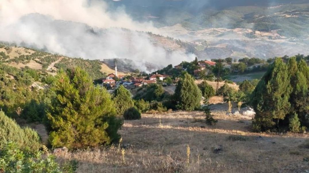 Bursa'da yangında köyler tehdit altında!