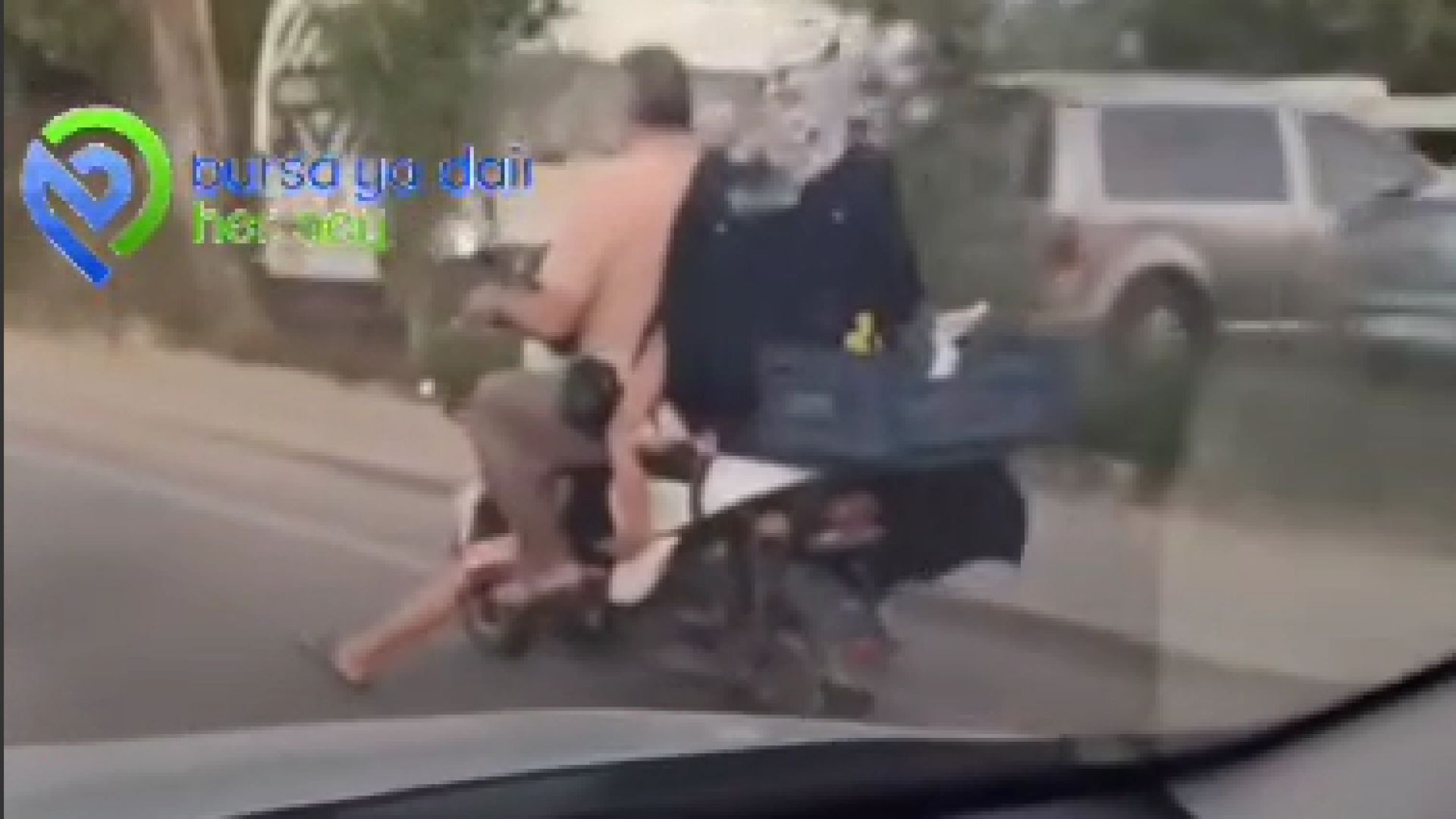 Bursa'da bir motosiklete 4 kişi bindiler