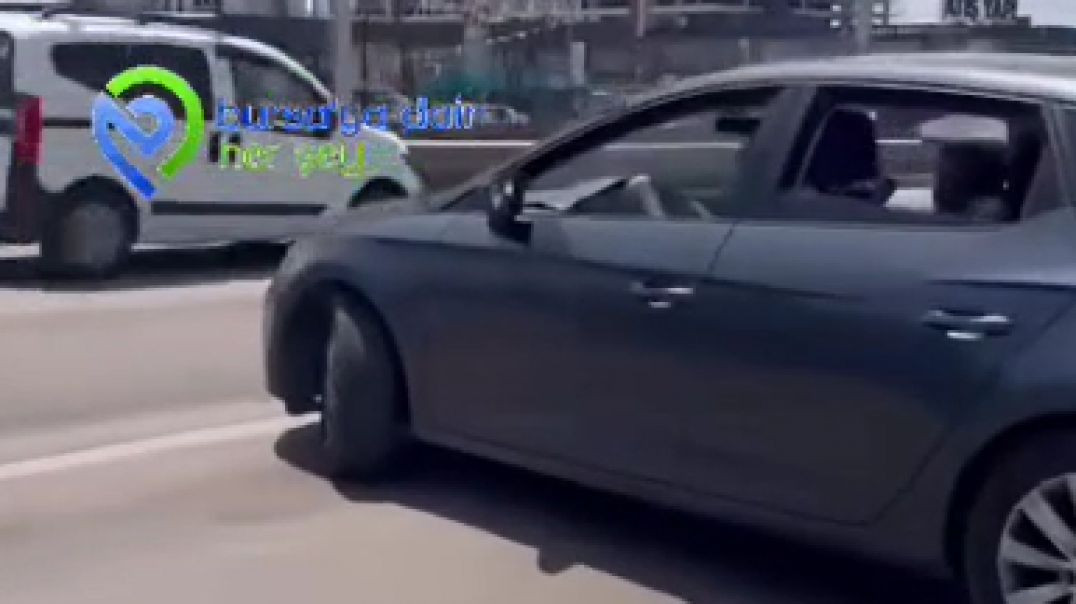 Bursa'da yolunu şaşıran kadın sürücü ters yöne girdi