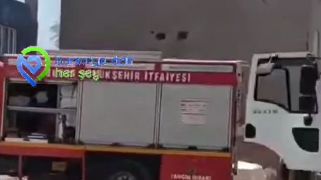 Bursa'da korkutan ev yangını