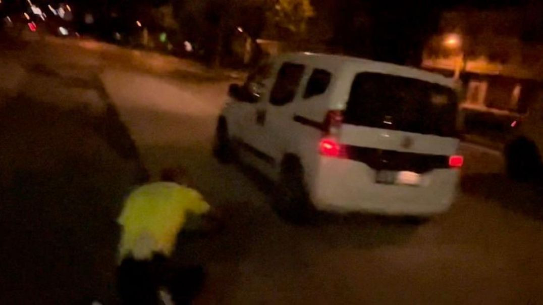 Bursa'da ehliyetsiz sürücü polis memurunu ezdi geçti