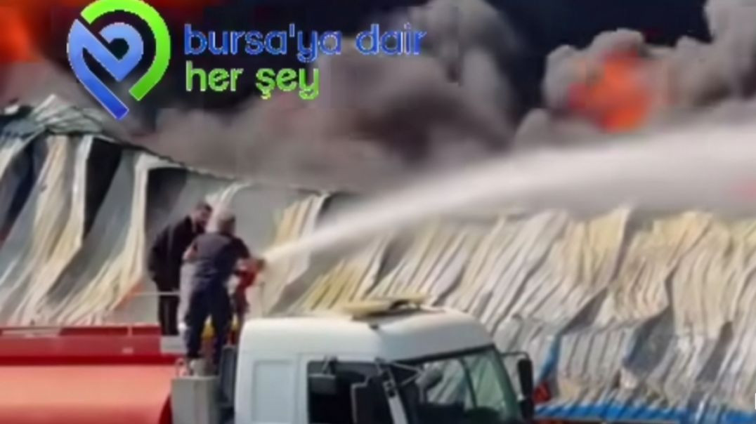Bursa'daki yangın felaketine vatandaşlardan tankerli destek!