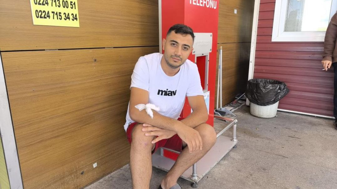 Bursa'da duş alan genç hayatının şokunu yaşadı