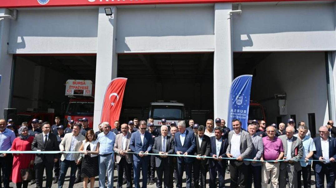 Bursa Büyükşehir, dağ yöresine yeni itfaiye istasyonunu hizmete açtı