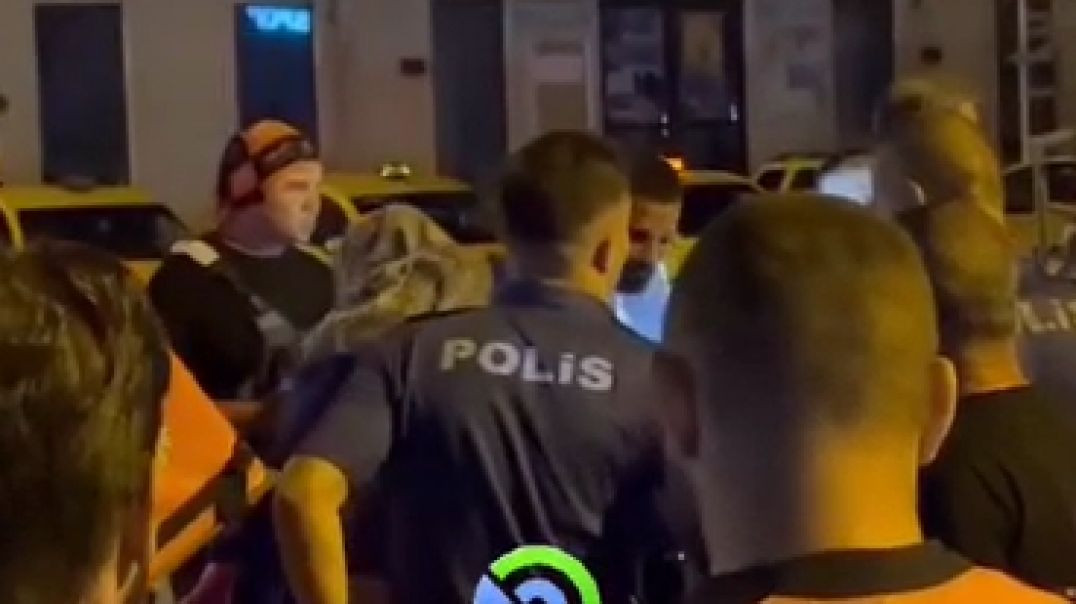 Bursa'da kurye ile taksiciler birbirine girdi
