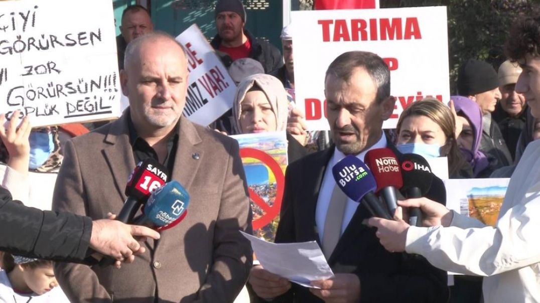 Bursa'da köylülerden çöplük ayaklanması: Geleceğimizi Çöpe Atmayın!