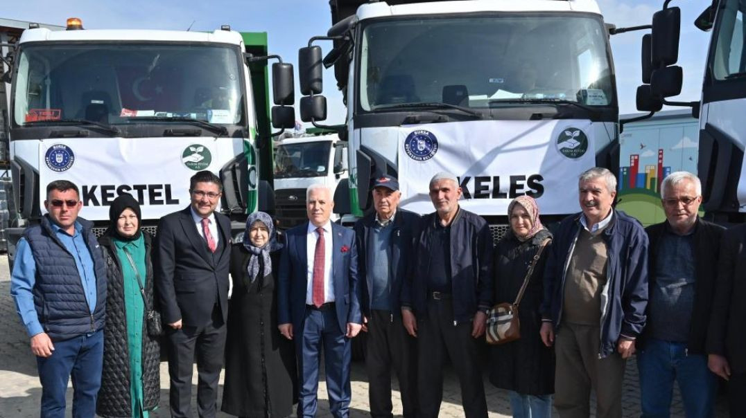 Bursa’da tarıma can suyu: Başkan Bozbey 1500 çiftçiye sulama borusu dağıttı