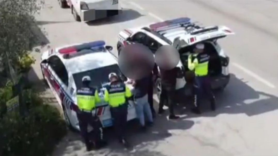 Bursa Jandarması'ndan havadan ve karadan kapsamlı trafik denetimi