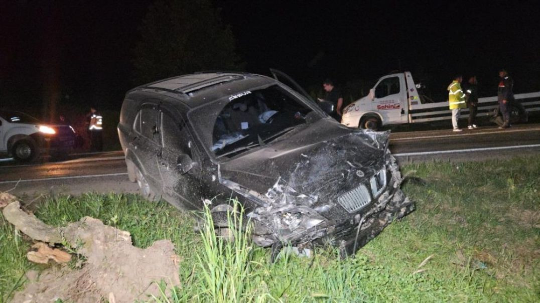 Bursa'da 3 kişinin öldüğü feci kazada alkollü sürücü çalıların arasından çıktı
