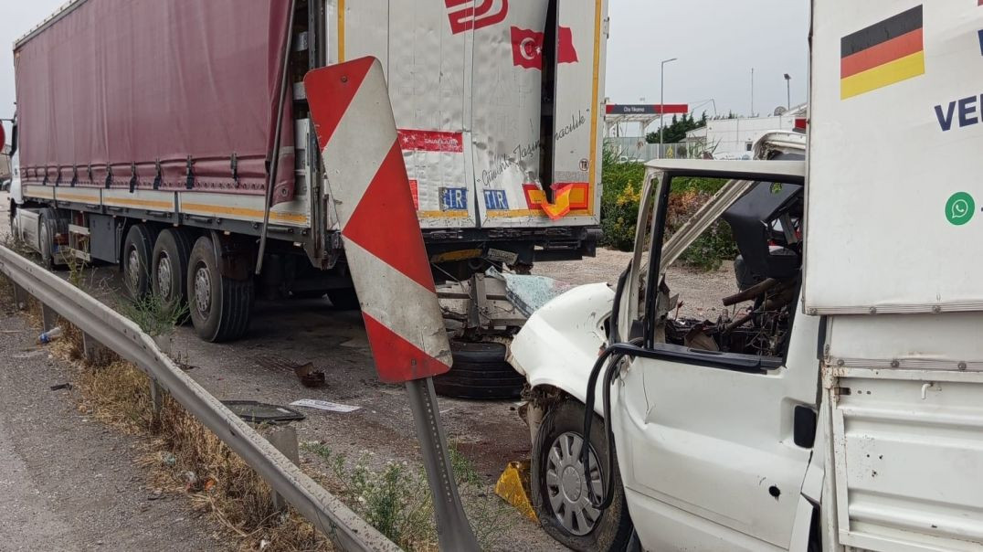 Bursa'da 2 kişinin öldüğü kaza anı ortaya çıktı