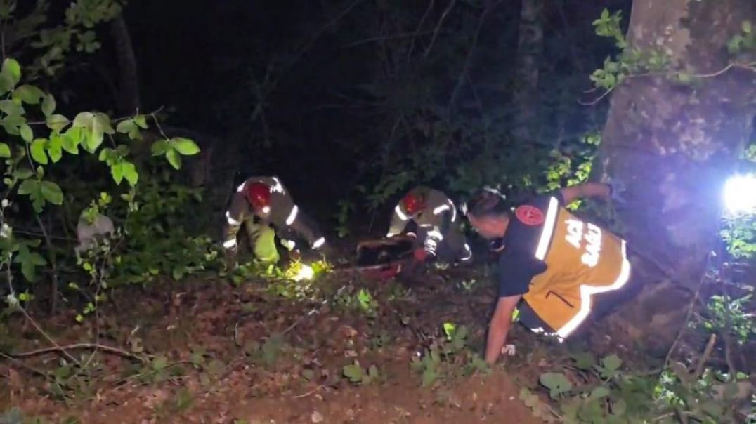 Bursa'da otomobil uçuruma uçtu: 3 yaralı!
