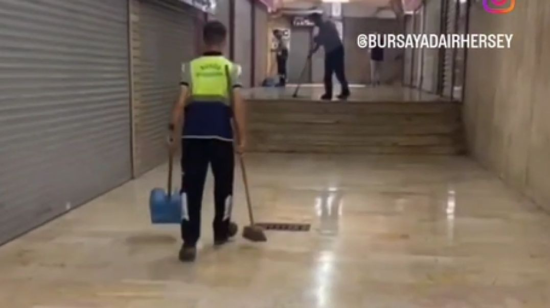 Bursa'da temizlikte bayram molası yok